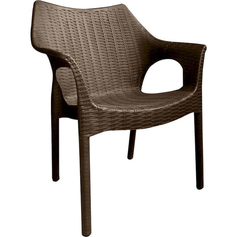 Chaises d'extérieur en résine plastique Cambridge (lot de 2)