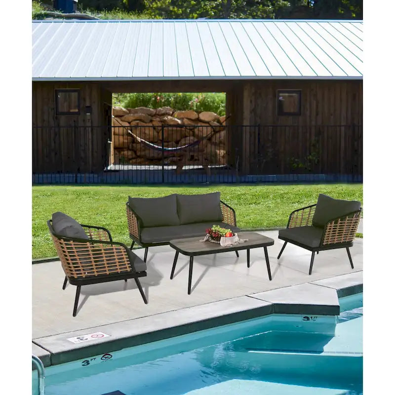 Ensemble de 4 meubles de patio