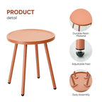Table de patio Werph Table d'appoint de salon, Table d'appoint ronde Petite table de chevet