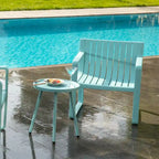 Table de patio Werph Table d'appoint de salon, Table d'appoint ronde Petite table de chevet