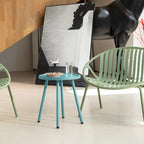 Table de patio Werph Table d'appoint de salon, Table d'appoint ronde Petite table de chevet