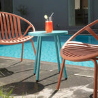 Table de patio Werph Table d'appoint de salon, Table d'appoint ronde Petite table de chevet