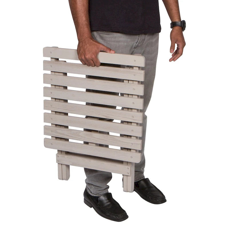 Table carrée pliante Laguna - 19 L x 19 P x 19 H