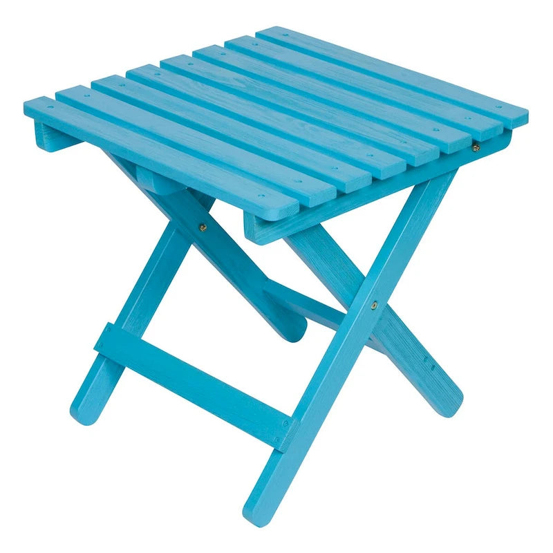 Table carrée pliante Laguna - 19 L x 19 P x 19 H