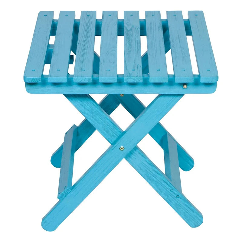 Table carrée pliante Laguna - 19 L x 19 P x 19 H