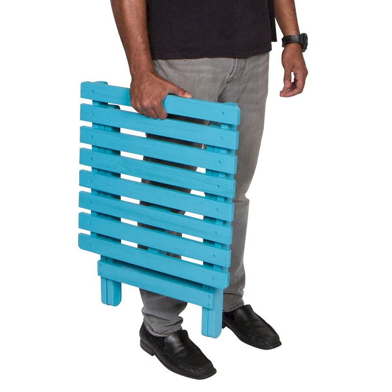 Table carrée pliante Laguna - 19 L x 19 P x 19 H