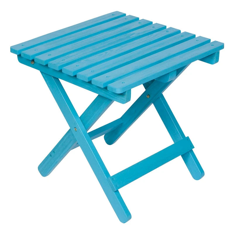Table carrée pliante Laguna - 19 L x 19 P x 19 H