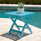 Table carrée pliante Laguna - 19 L x 19 P x 19 H