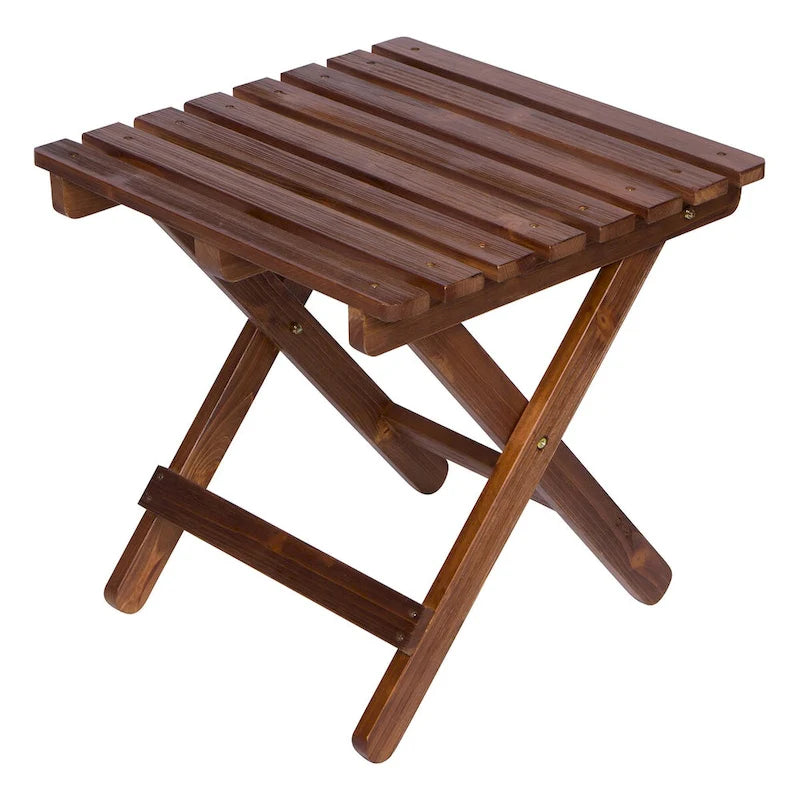 Table carrée pliante Laguna - 19 L x 19 P x 19 H
