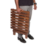 Table carrée pliante Laguna - 19 L x 19 P x 19 H