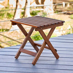 Table carrée pliante Laguna - 19 L x 19 P x 19 H