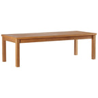 Table basse en bois de teck pour patio Upland