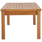 Table basse en bois de teck pour patio Upland