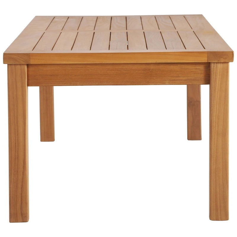 Table basse en bois de teck pour patio Upland