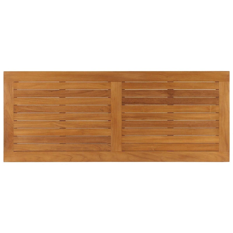 Table basse en bois de teck pour patio Upland