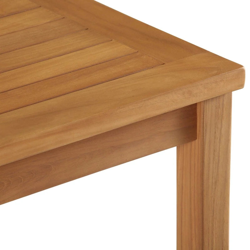 Table basse en bois de teck pour patio Upland