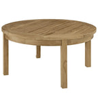 Table basse ronde d'extérieur Pocasset en teck par Havenside Home