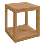 Table d'appoint d'extérieur en teck Carlsbad