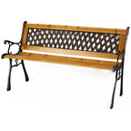 Gardenised Patio Garden Park Yard 49 Outdoor Wooden Bench