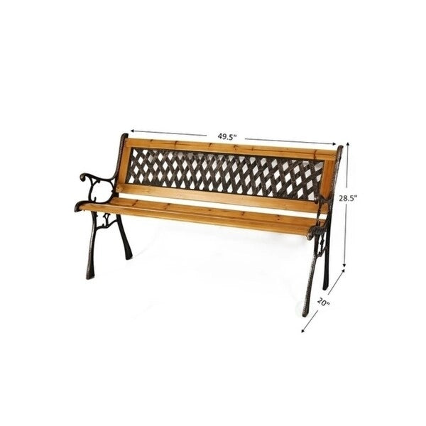 Jardinage Terrasse Jardin Parc Cour 49 Banc extérieur en bois