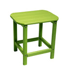 Table d'appoint compacte en PEHD, parfaite pour l'intérieur/extérieur, conception ultra-durable et résistante aux intempéries