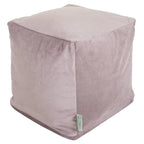 Cube ottoman Majestic Home Goods en velours pour l'intérieur et l'extérieur