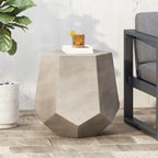 Table d'appoint Calgary,Table d'appoint de patio hexagonale 52x47.6cm,Table d'appoint modulable intérieur/extérieur