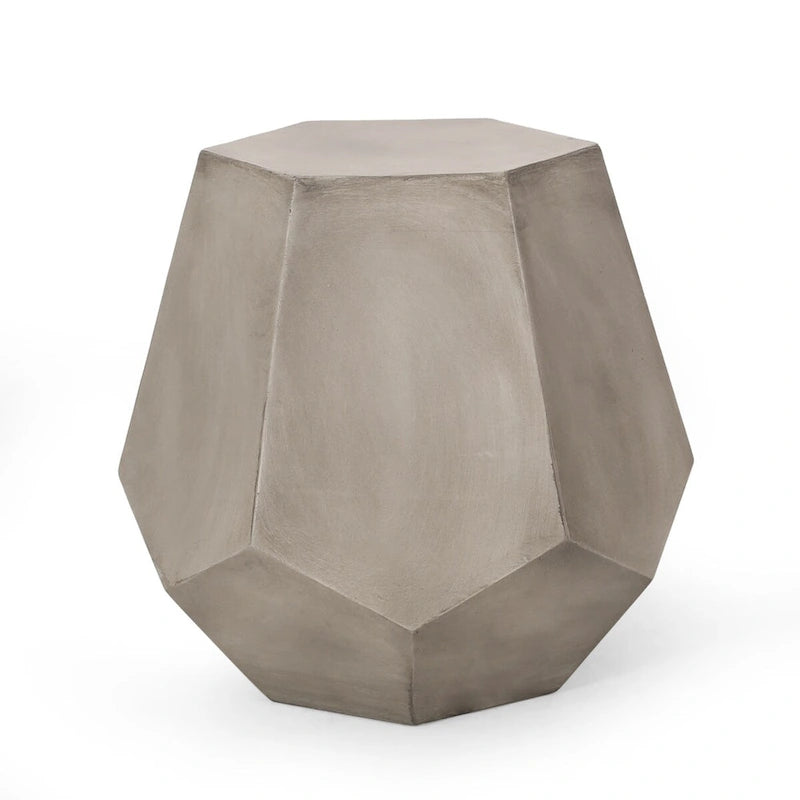 Table d'appoint Calgary,Table d'appoint de patio hexagonale 52x47.6cm,Table d'appoint modulable intérieur/extérieur