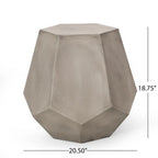 Table d'appoint Calgary,Table d'appoint de patio hexagonale 52x47.6cm,Table d'appoint modulable intérieur/extérieur