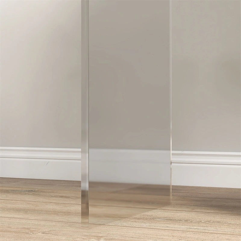 Table basse cascade rectangulaire longue tout en acrylique de 21 po d'épaisseur 15 mm