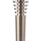 Table d'appoint ou de chevet moderne classique en marbre et finition dorée – 28 cm L x 61 cm H