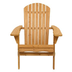 Chaise Adirondack pliante d'extérieur en sapin