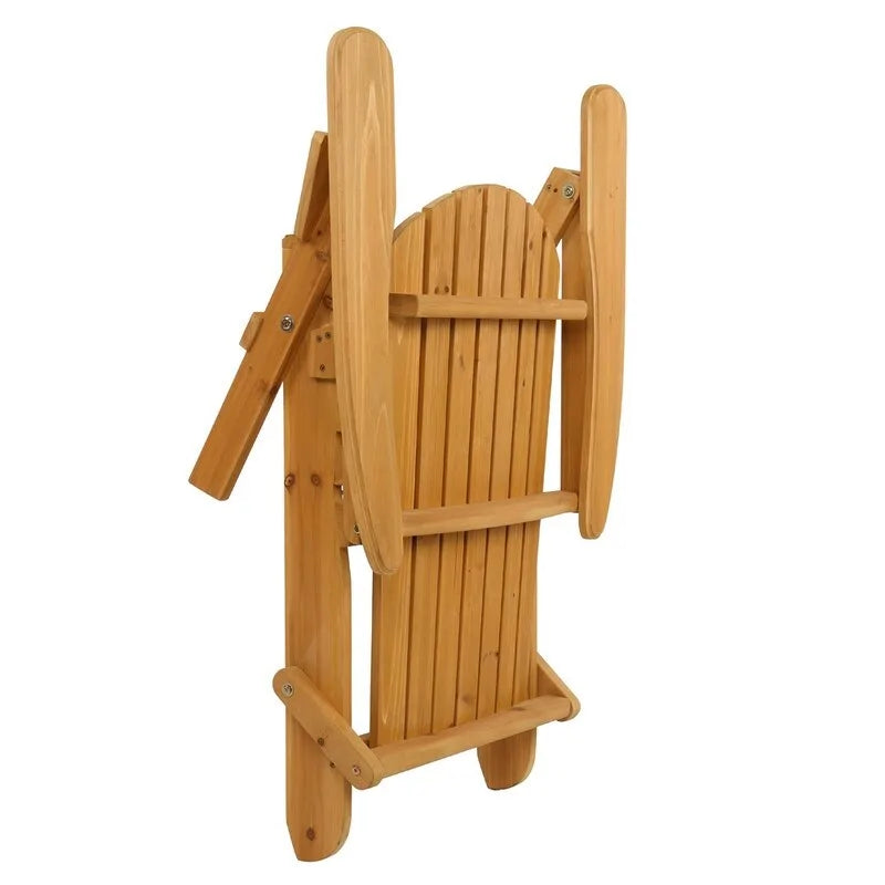 Chaise Adirondack pliante d'extérieur en sapin