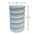 DreamPatio Cary Tabouret d'appoint en béton - 12x17.7