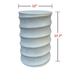 DreamPatio Cary Tabouret d'appoint en béton - 12x17.7
