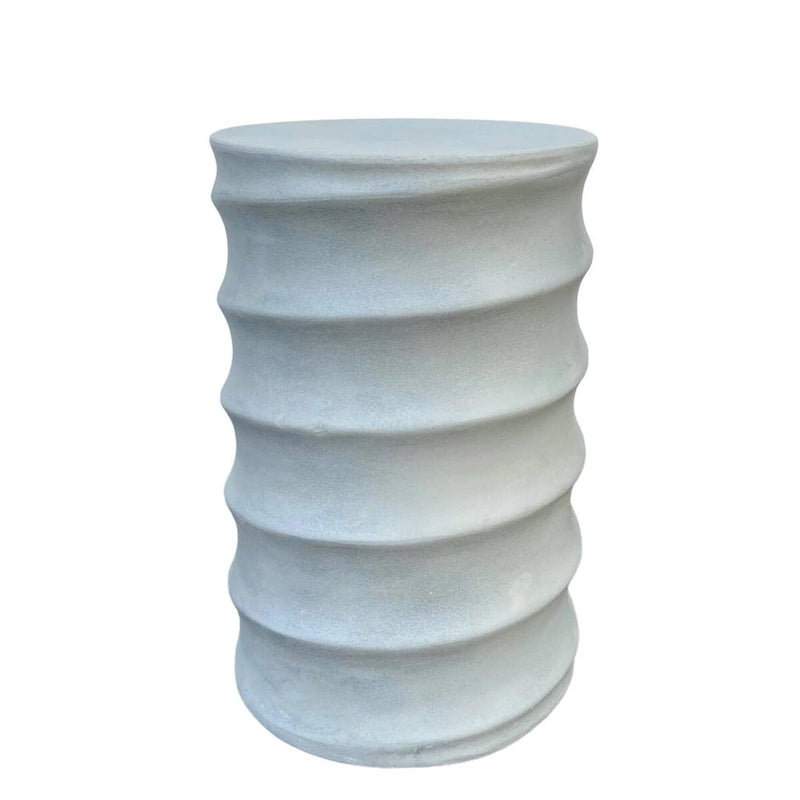 DreamPatio Cary Concrete Accent Stool - 12x17.7