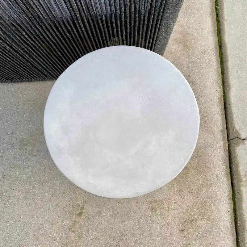 DreamPatio Cary Tabouret d'appoint en béton - 12x17.7