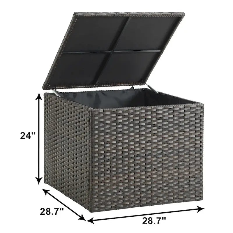 Coffre de rangement extérieur Coffre de rangement pour terrasse