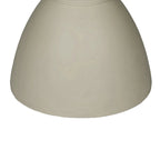 Table d'appoint Niya 43 cm, plateau rond, piedestal, intérieur extérieur, gris