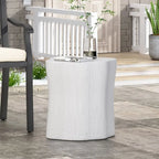 Outdoor Lightweight Concrete Side Table by Christopher Knight Home