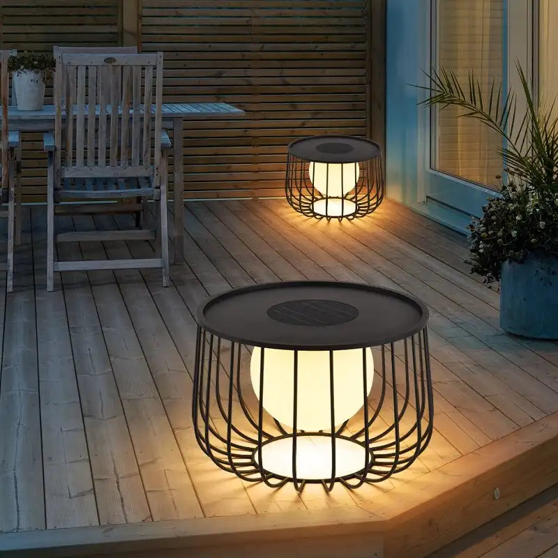 Outdoor Solar LED illuminated Garden Table