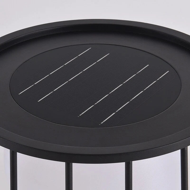 Table de jardin solaire LED illuminée