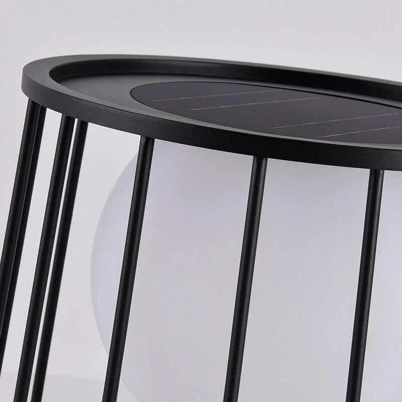 Table de jardin solaire LED illuminée