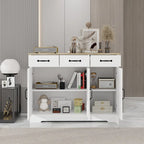 Bahut de rangement avec 3 tiroirs et 3 portes