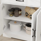 Bahut de rangement avec 3 tiroirs et 3 portes