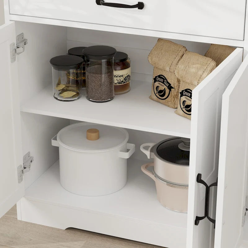 Bahut de rangement avec 3 tiroirs et 3 portes