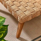 Table Basse Extérieure en Rotin et Osier pour Patio Thames