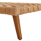 Table Basse Extérieure en Rotin et Osier pour Patio Thames