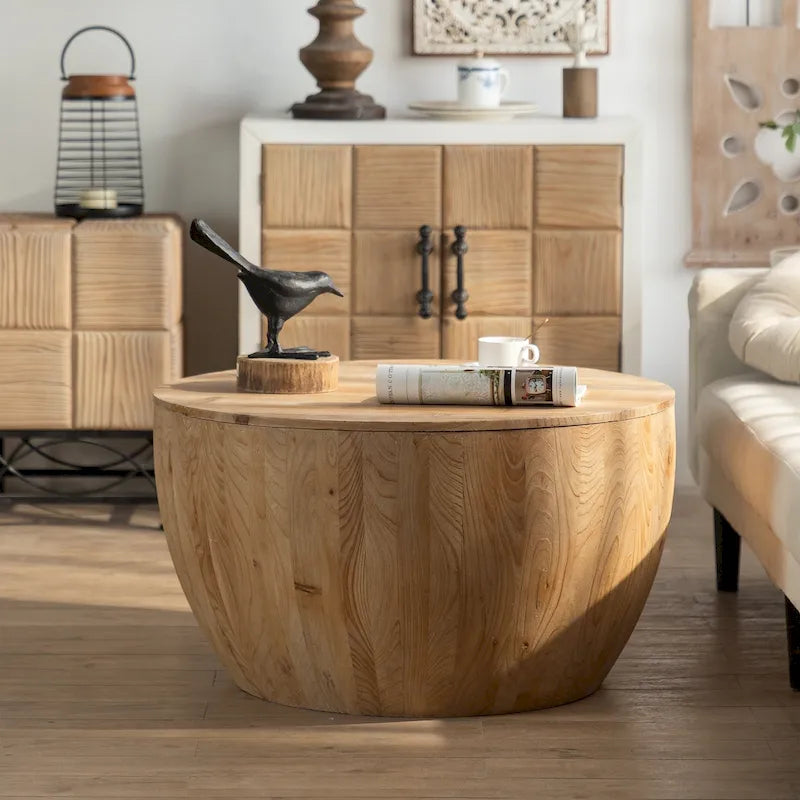 Table basse seau de style vintage - 31,5 po