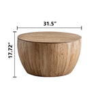 Table basse seau de style vintage - 31,5 po